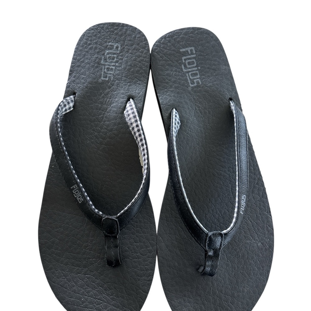 💐Flojos Black Sandals